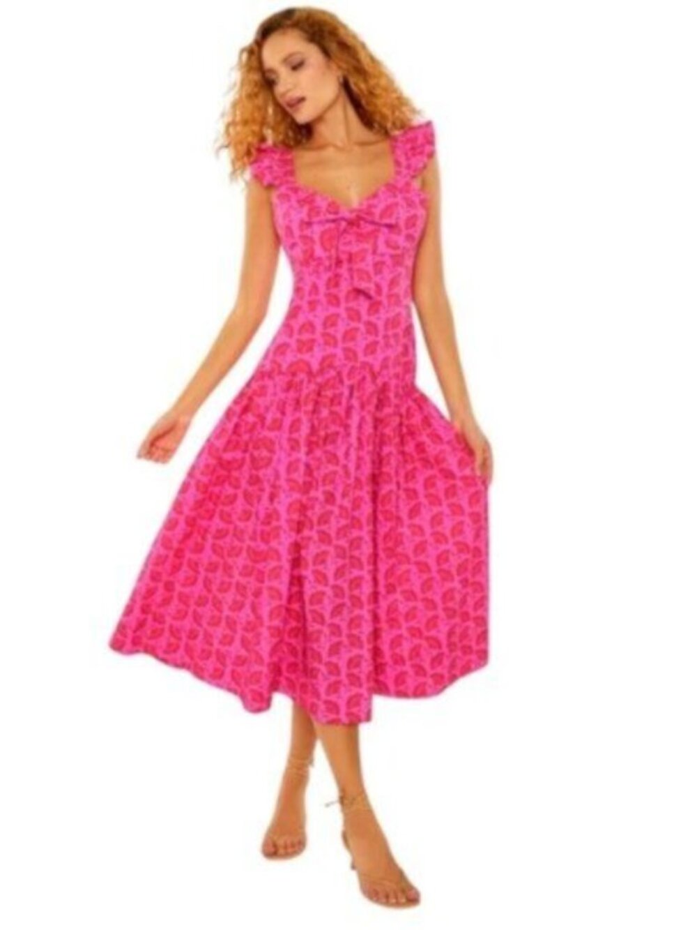 NWT Likely Sherry Orchid Multi A-Line Midi Dress